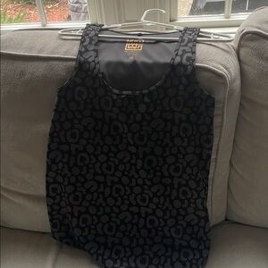 Stylish Black and Gray Patterned Tank Top